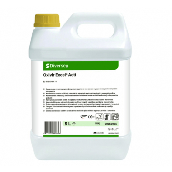 Detergent dezinfectant Oxivir Plus Excel, Diversey, 5L Detergent dezinfectant Oxivir Plus Excel, Diversey, 5L