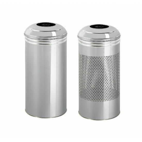 Cos de gunoi cu capac bombat, otel inoxidabil, 40L / 70L Cos de gunoi cu capac bombat, otel inoxidabil, 40L / 70L