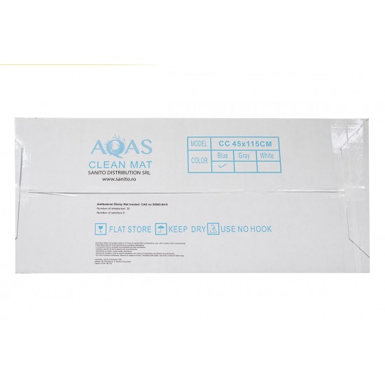 COVOR ANTIBACTERIAN STICKY MAT, Albastru, 45 x 115 cm