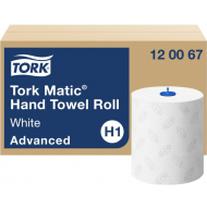 Prosop matic alb derulare orizontala, 2 pliuri, 150 m Tork
