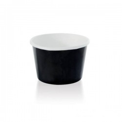 Pahare carton inghetata negre, 120 ml, 50 buc/set Pahare carton inghetata negre, 120 ml, 50 buc/set