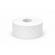 Hartie igienica mini jumbo, alba, 500g, 3 straturi, 120 m, AQAS