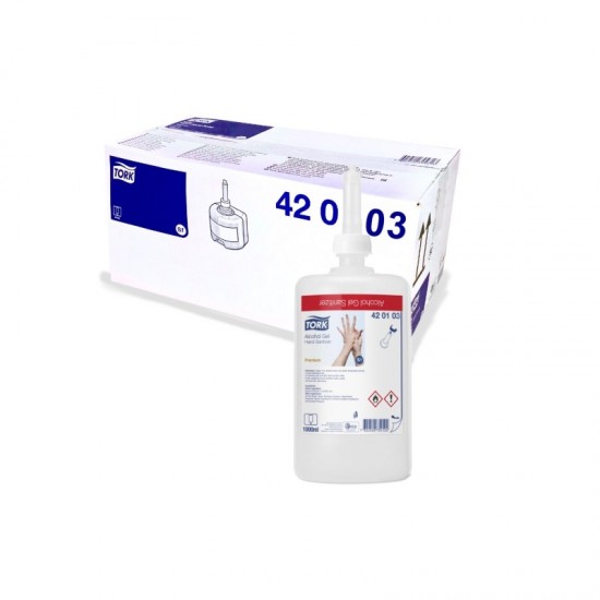 Alcoholgel Premium, gel dezinfectant , cu aviz biocid -Tork, 1L Alcoholgel Premium, gel dezinfectant , cu aviz biocid -Tork, 1L