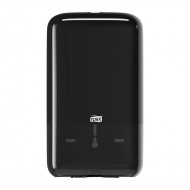 Dispenser negru pentru hartie igienica pliata, bulk, Tork