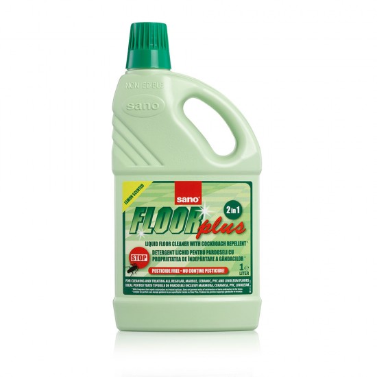 SANO FLOOR PLUS Manual, 1l, detergenti pardoseala 3 in 1