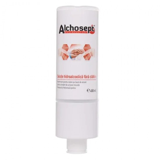 ALCHOSEPT™ – Dezinfectant pentru maini si tegumente, 450 ml (cu suport)