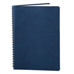 Notes 360, piele, 16x22cm, autodatat, albastru Notes 360, piele, 16x22cm, autodatat, albastru