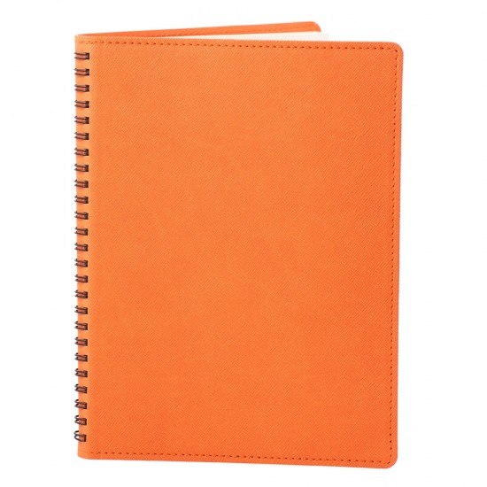 Notes 360, piele, 16x22cm, autodatat, portocaliu Notes 360, piele, 16x22cm, autodatat, portocaliu
