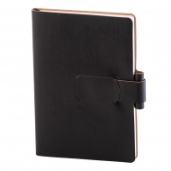 Notes Ravelo, piele, A5, liniat alb, negru Notes Ravelo, piele, A5, liniat alb, negru