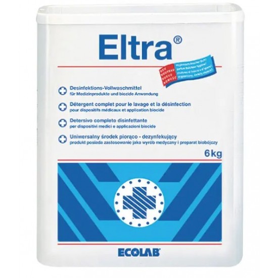 Detergent pulbere cu dezinfectant Ecolab, Eltra 6 Kg Detergent pulbere cu dezinfectant Ecolab, Eltra 6 Kg