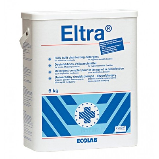 Detergent pulbere cu dezinfectant Ecolab, Eltra 6 Kg