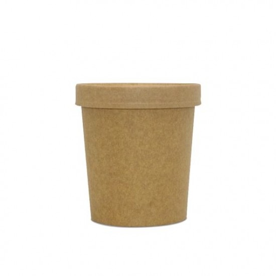 Capac Bol Supa Kraft, 16 oz, 25 buc/set Capac Bol Supa Kraft, 16 oz, 25 buc/set