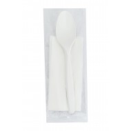 Set 100 bucati, BIO Lingura CPLA si Servetel