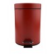 Cos din inox, rosu, cu pedala, Limpio, 20 L Cos din inox, rosu, cu pedala, Limpio, 20 L
