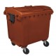 Container HDPE CLF 1100L cu capac plat - Transportul NU este inclus