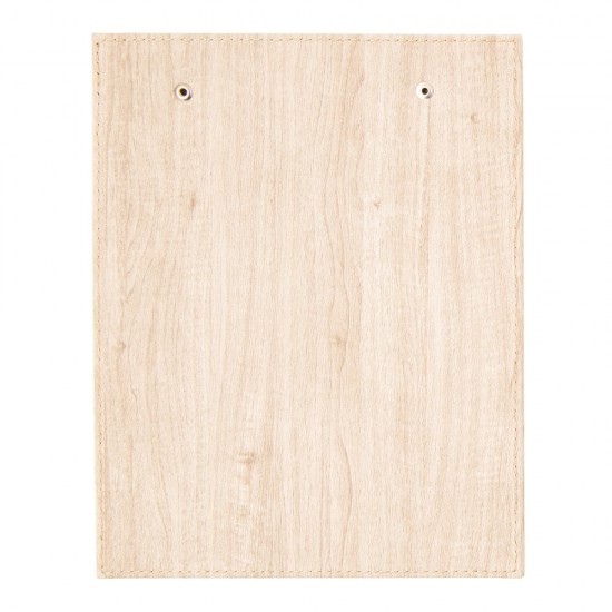 Mapa meniu cafenele A5+, Wood, piele PU interior/exterior, lavabila, bej Mapa meniu cafenele A5+, Wood, piele PU interior/exterior, lavabila, bej