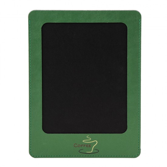 Mapa meniu cafenele A5+, LeatherLike, piele PU interior/exterior, lavabila, verde Mapa meniu cafenele A5+, LeatherLike, piele PU interior/exterior, lavabila, verde