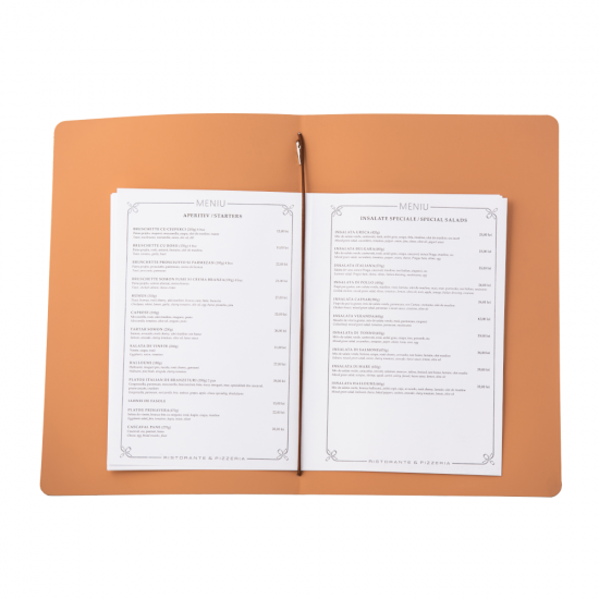 Mapa meniu A4+, EcoLeather, piele ecologica interior/exterior, lavabila, bej Mapa meniu A4+, EcoLeather, piele ecologica interior/exterior, lavabila, bej