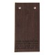 Nota de plata cafenele, Wood, piele PU interior/exterior, lavabila, maro Nota de plata cafenele, Wood, piele PU interior/exterior, lavabila, maro