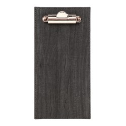 Nota de plata cafenele, Wood, piele PU interior/exterior, lavabila, negru Nota de plata cafenele, Wood, piele PU interior/exterior, lavabila, negru