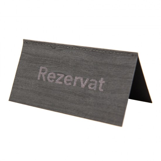 Suport rezervat, Wood, piele PU interior/exterior, lavabila, negru