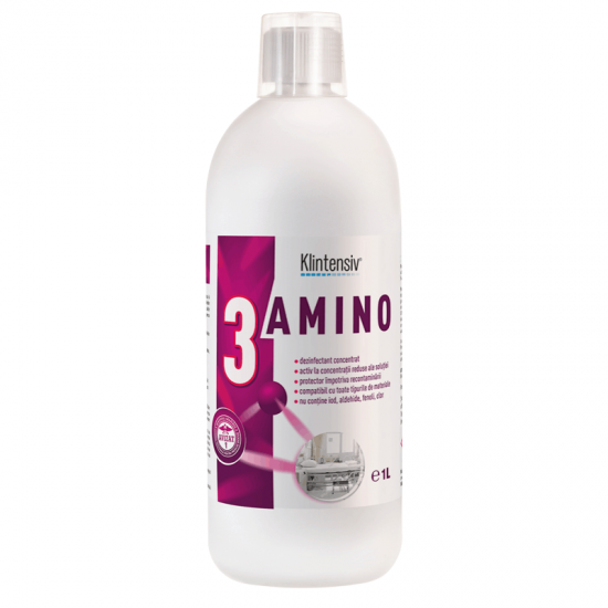 KLINTENSIV® 3-Amino – Dezinfectant concentrat pentru suprafete, 1 litru KLINTENSIV® 3-Amino – Dezinfectant concentrat pentru suprafete, 1 litru