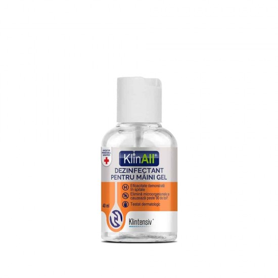 KlinAll® – Gel dezinfectant maini, 40 ml KlinAll® – Gel dezinfectant maini, 40 ml