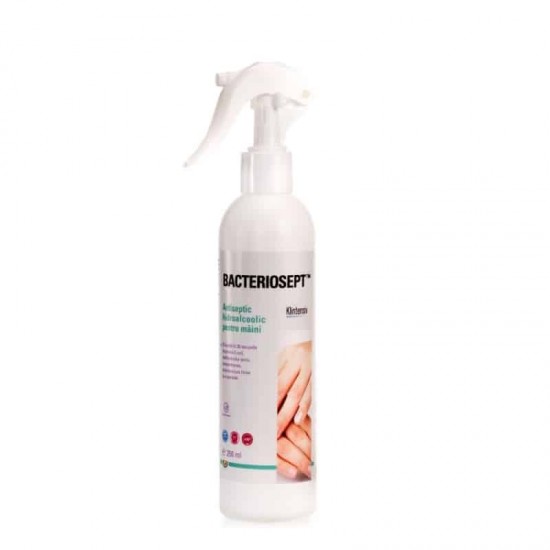 BACTERIOSEPT™ – Antiseptic hidroalcoolic pentru maini, 250 ml BACTERIOSEPT™ – Antiseptic hidroalcoolic pentru maini, 250 ml