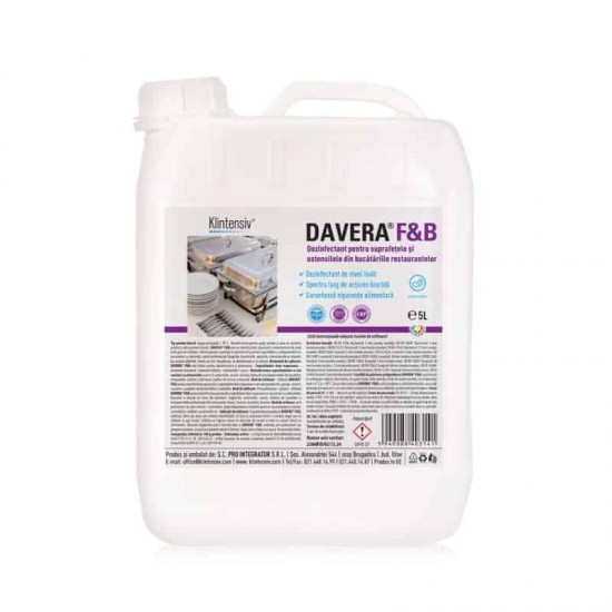 DAVERA® F&B RTU – Dezinfectant gata de utilizare, 5 litri