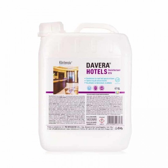 DAVERA® HOTELS – Dezinfectant RTU, 5 litri DAVERA® HOTELS – Dezinfectant RTU, 5 litri