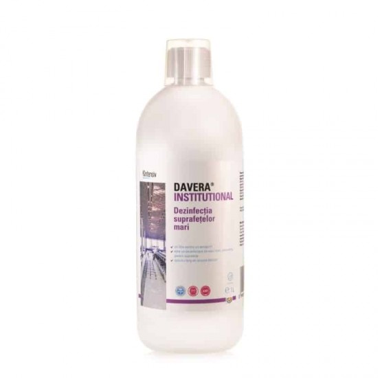 DAVERA® INSTITUTIONAL RTU – Dezinfectant suprafete mari, 1 litru DAVERA® INSTITUTIONAL RTU – Dezinfectant suprafete mari, 1 litru