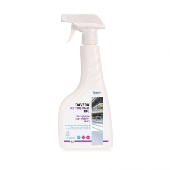 DAVERA® INSTITUTIONAL RTU – Dezinfectant suprafete mari, 500 ml DAVERA® INSTITUTIONAL RTU – Dezinfectant suprafete mari, 500 ml