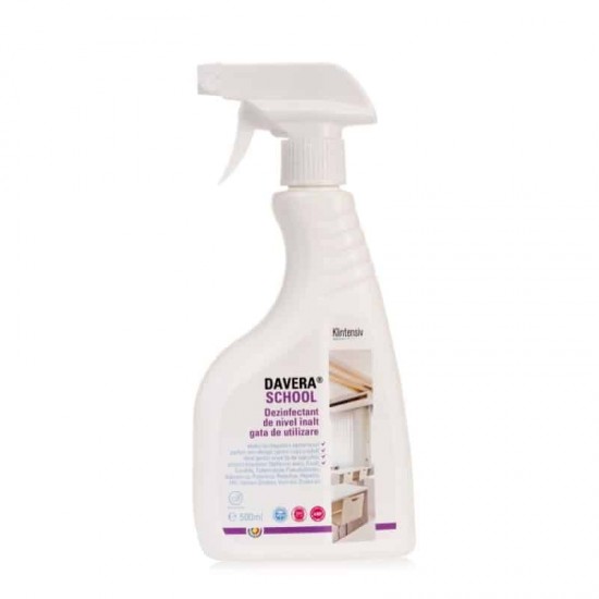 DAVERA® SCHOOL – Dezinfectant de nivel inalt gata de utilizare, 500 ml DAVERA® SCHOOL – Dezinfectant de nivel inalt gata de utilizare, 500 ml
