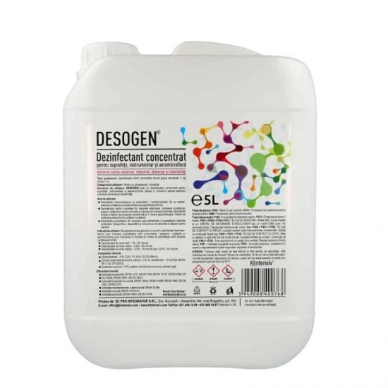 DESOGEN® – Dezinfectant concentrat de nivel inalt, 5 litri