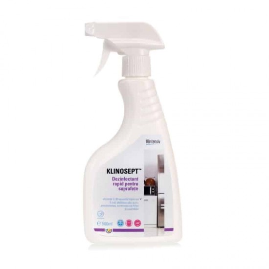 KLINOSEPT™ P&P – Dezinfectant rapid pentru suprafete, 500 ml KLINOSEPT™ P&P – Dezinfectant rapid pentru suprafete, 500 ml