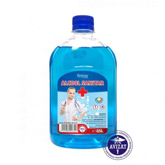 Alcool sanitar KLINTENSIV®, 500 ml Alcool sanitar KLINTENSIV®, 500 ml