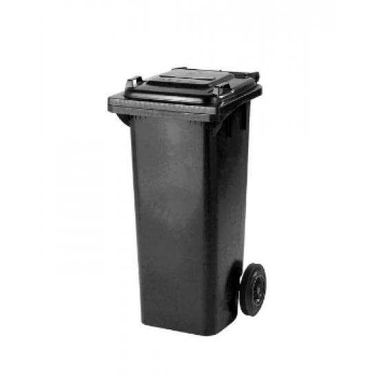 Europubela plastic, 80L, culoare negru, Mevatec - Transport inclus