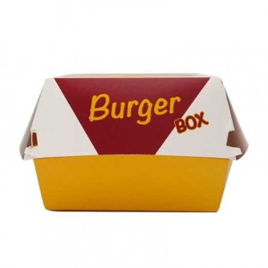 Cutie carton burger, mare, 75 buc/set