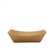 Barcute kraft mari pentru antreuri 400 cc, 250 buc/set Barcute kraft mari pentru antreuri 400 cc, 250 buc/set