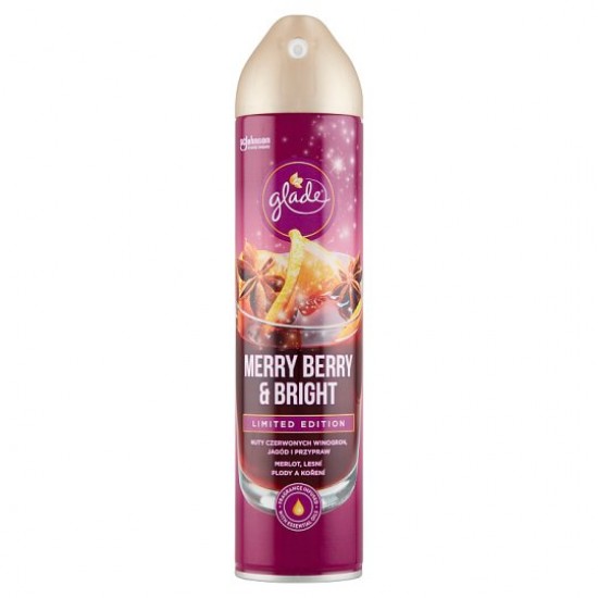 GLADE SPRAY MERRY BRIGHT&BRIGHT 300ml GLADE SPRAY MERRY BRIGHT&BRIGHT 300ml