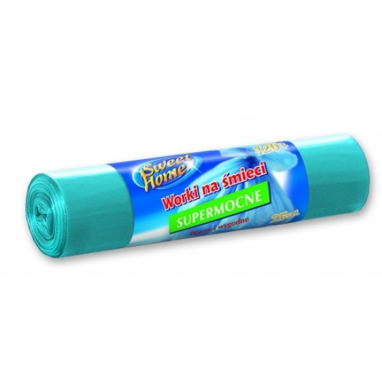 SWEET Saci menaj 120 l LDPE 25/set Albastru SWEET Saci menaj 120 l LDPE 25/set Albastru