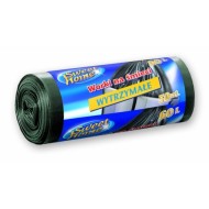 SWEET Saci menaj HDPE 60 l 50/set Negru