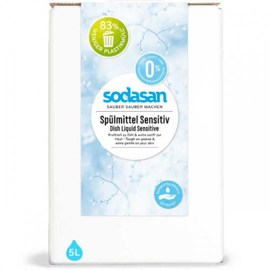 Detergent vase lichid bio sensitiv 5L Sodasan Detergent vase lichid bio sensitiv 5L Sodasan