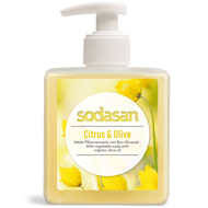 Sapun lichid gel de dus bio citrice masline 300ml SODASAN Sapun lichid gel de dus bio citrice masline 300ml SODASAN