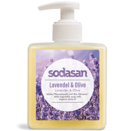 Sapun lichid gel de dus bio lavanda masline 300ml SODASAN Sapun lichid gel de dus bio lavanda masline 300ml SODASAN