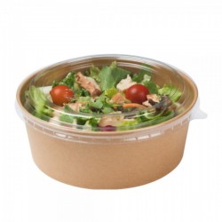 Caserola din carton, pentru salata, fara capac 1300 g, 50 buc/set Caserola din carton, pentru salata, fara capac 1300 g, 50 buc/set