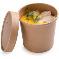 Bol pentru supa (fara capac), Kraft, 16 oz (470 ml), 25 buc/set