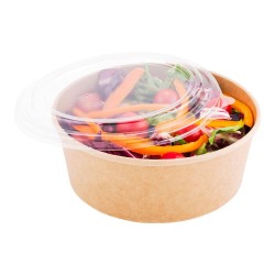 Capac caserola din carton, pentru salata, 1300 g, 50 buc/set Capac caserola din carton, pentru salata, 1300 g, 50 buc/set