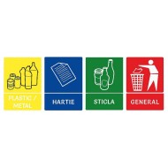 Europubela din material plastic, 120 L, culoare verde, SULO - Transport inclus