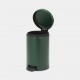 Cos gunoi cu pedala newIcon, 12L - Verde Pin Cos gunoi cu pedala newIcon, 12L - Verde Pin